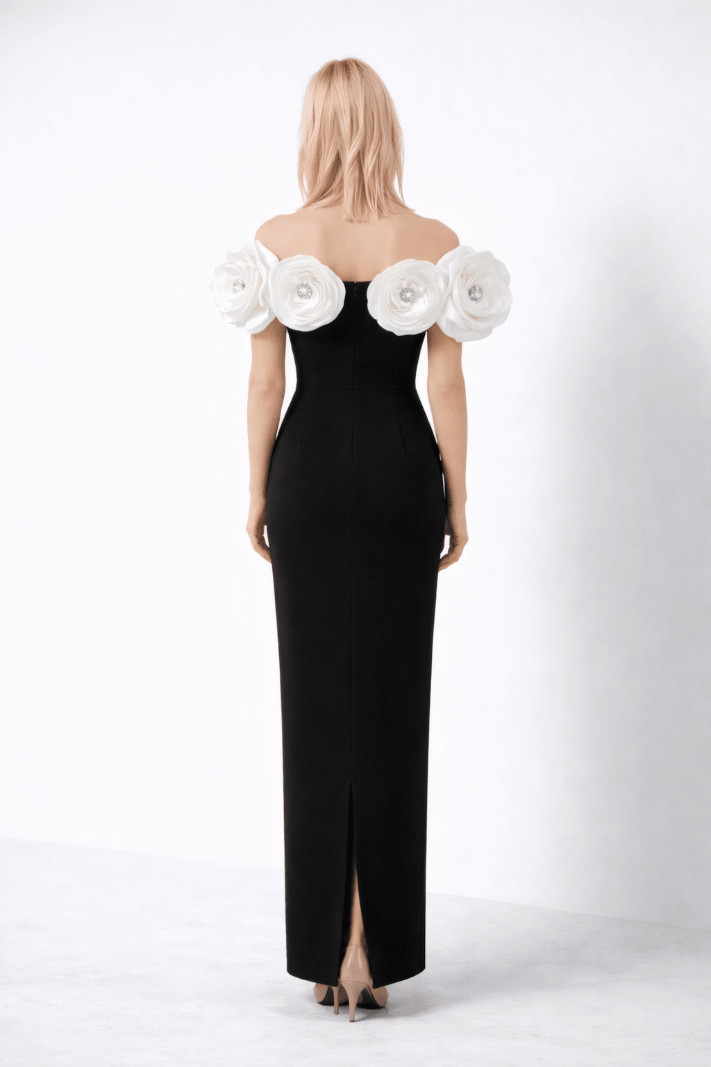 Embellished Floral Maxi Dress | Elora Venecci