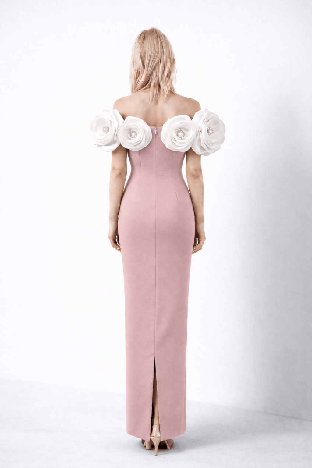 Embellished Floral Maxi Dress | Elora Venecci